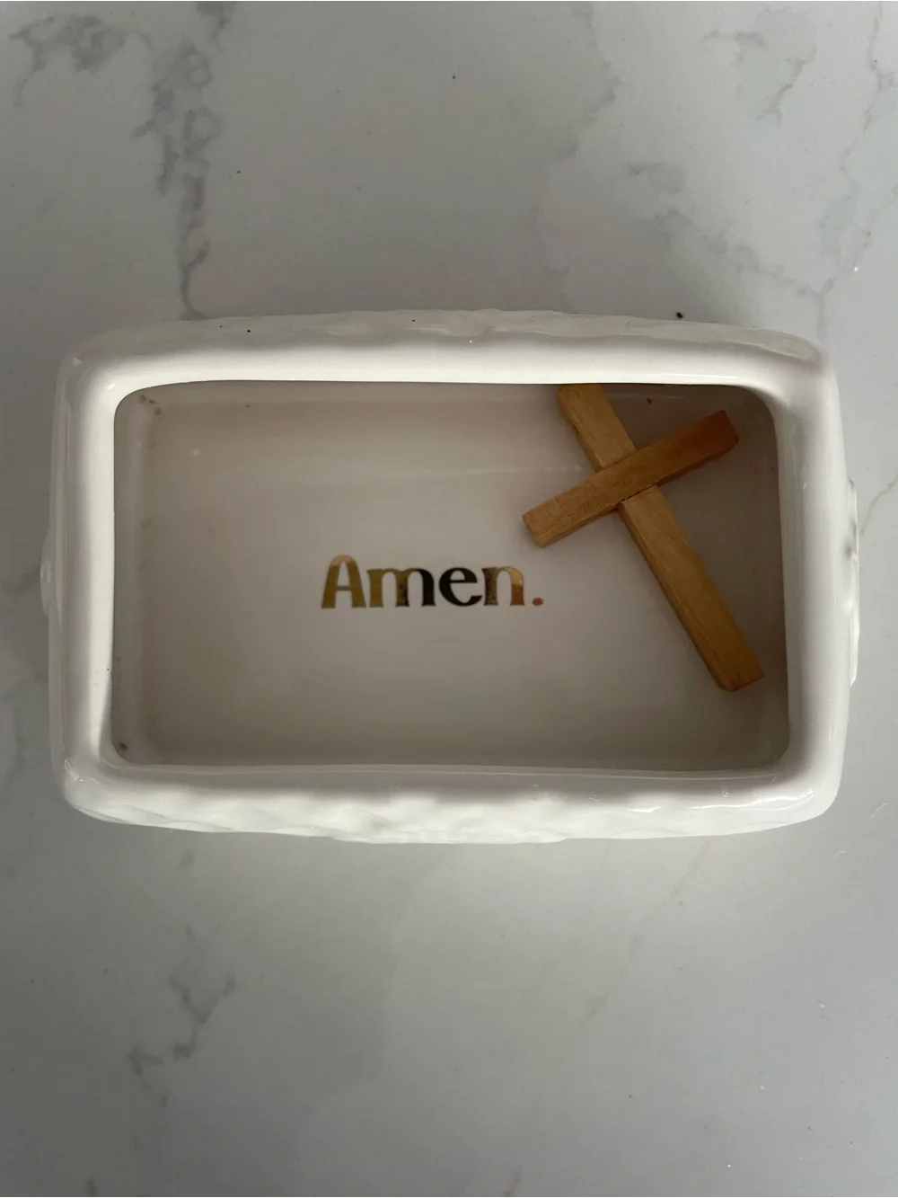 Russ Inspirational Prayer Box Lord Hear My Prayer Amen trinket box
